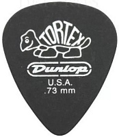DUNLOP 488P.73 Tortex Pitch Black набор медиаторов .73 мм (12 шт)
