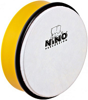 MEINL NINO4Y бубен (ручной барабан) 6" с колотушкой желтый, мембрана пластик