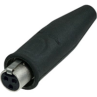 Neutrik RT3FC-B-W кабельный разъем mini XLR female 3 контакта, влагозащищённый