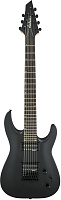 JACKSON JS22-7 DKA, AH FB - HT STN BLK 7-струнная электрогитара, цвет черный