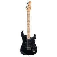 ROCKDALE Stars Plus HSS Maple Black электрогитара, цвет черный