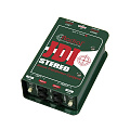 Radial JDI Stereo пассивный стерео директ бокс с трасформатором Jensen, вход 2 хTRS, выход 2 х