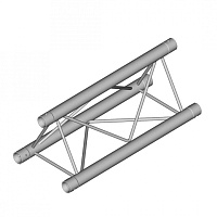 Dura Truss DT 23-150 straight  Ферма алюминиевая, сечение 220х220мм, длина 1500мм. Труба 35х2. Макс. распределенная нагрузка 215кг\м. Вес 3,6кг