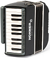 HOHNER XS (A2931)  кнопочный аккордеон, гриф C, Adult, цвет серый и белый, с чехлом
