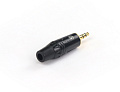 AuraSonics JA35B кабельный разъем Jack 3.5 мм TRS (стерео) штекер, до 50 В, черный