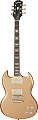 EPIPHONE SG Muse Smoked Almond Metallic электрогитара, цвет золотистый металлик