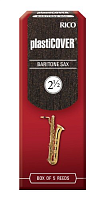 RICO RRP05BSX250 Plasticover Baritone Sax 2,5x5 Трости для саксофона баритон №2.5, 5 штук в упаковке