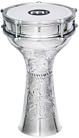 MEINL HE-113  дарбука, алюминий, 7 1/4” x 13 1/3”, ручная ковка рисунка, настроечный ключ в комплекте