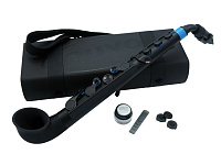 NUVO jSax (Black/Blue) саксофон, материал АБС пластик, цвет чёрный/голубой, в комплекте кейс