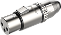 ROXTONE RX3FWP-NG Разъем XLR "мама" 3-контактный кабельный, пыле- и влагозащищенный, IP 67 