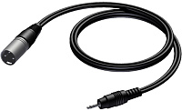 Procab CAB714/1.5 Аудиокабель mJack 3,5 мм стерео (вилка) XLR 3 pin (вилка), 1.5 м