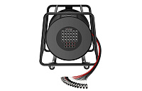 ROXTONE SCDE0804L10  Мультикор на стальной катушке с 4-мя колесами (2 с тормозом), многожильный аудиокабель (0.14 кв.мм, 100% экранирование), разъемы Roxtone (RX3F-NT & RX3M-NT + RX3MD-NT & RX3FD-NT), 8 входов, 4 выхода, длина 10 метров