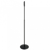 K&M 26200-300-55 прямая микрофонная стойка с пневматической системой регулировки высоты, круглое основание 
