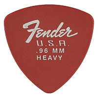 FENDER 346 DURA-TONE .96 12 PK FRD медиатор 0.96 мм, жесткий, цвет красный