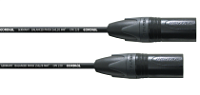 Cordial CPP 0,15 MM кабель XLR male/XLR male, разъемы Neutrik, 0,15 м, черный