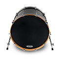 EVANS BD22RA  22" Genera EQ1 Resonant передний пластик для бас барабана однослойный черный с демпфирующим кольцом