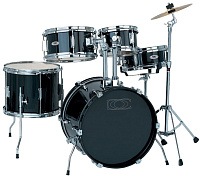 DRUMCRAFT DC Junior 2 Black JR2-BK Установка барабанная детская, тарелка 10", палочки, педаль
