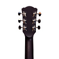 ROCKDALE Aurora D1 C BK Акустическая гитара дредноут с вырезом, цвет полупрозрачный черный