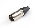AuraSonics XN3M кабельный 3-контактный разъем XLR male, посеребренные контакты