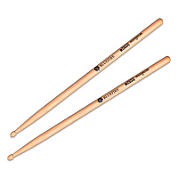 HUN Bluefire series Natural Hickory барабанные палочки, орех, деревянный наконечник