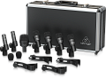 Behringer BC1200 комплект микрофонов для барабанной установки (7 шт.): 1 для бочки, 4 для томов, 2 для хай-хета, с креплениями, в кейсе 