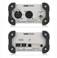 KLARK TEKNIK DN4816U интерфейс StageCONNECT, 8 аналоговых входов-выходов, ULTRANET IN/OUT, StCON Master/Slave XLR