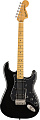 FENDER SQUIER CV 70s STRAT HSS MN BLK электрогитара, цвет черный