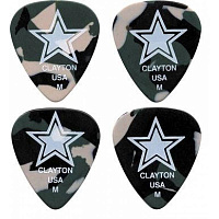 CLAYTON CFM/12 медиатор, Medium, зеленый камуфляж