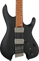 IBANEZ QX52-BKF безголовая электрогитара, 6 струн, HH, наклонные лады, цвет черный