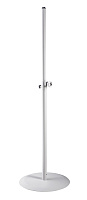 K&M 26735-000-76 стойка для акустической системы, с круглым основанием, диаметр 35мм, высота от 1080 до 1780 мм, сталь, белая