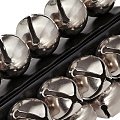 MEINL SLB25 Ручные бубенцы, деревянная эргономичная ручка, 25 стальных бубенцов, цвет черный