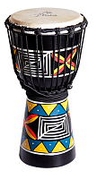 YUKA DJWT07-16  джембе, веревочная настройка, размер: 7"(18см) x 16"(40см), материал - дерево, мембрана - натуральная кожа