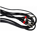 STANDS & CABLES DUL-004-5 Инструментальный кабель 5 м. 2хJack 6,3 мм моно - 2xJack 6,3 мм моно