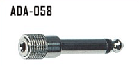 STANDS & CABLES ADA058  переходник моно мини джек мама 3,5 мм -> моно джек папа 6,3 мм