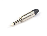 AuraSonics JMN2 кабельный разъем Jack 6.3 мм TS (моно) штекер, до 50 В, никель