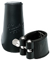 Vandoren LC21L лигатура для кларнета Bb, кожаная с кожаным колпачком