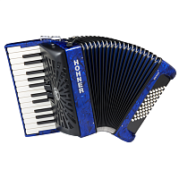 HOHNER The New Bravo II 48 dark blue (A16541/A16542)   аккордеон 1/2, цвет темно-синий