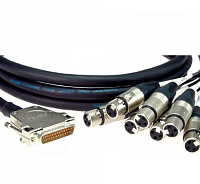 KLOTZ TAN08DM05 мультикабель 5 м, D-Sub25 - 8 XLR Neutrik Male