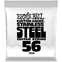 ERNIE BALL 1956 одиночная струна для электрогитары. Нержавеющая сталь, калибр .056