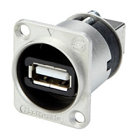 Seetronic SAUSB-W панельный разъем USB 2.0, проходной, USB A - USB B