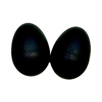 Wisemann WES Egg-Shaker Black Шейкер-яйцо, пластик, черный цвет, 1 пара