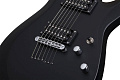 Schecter C-7 Deluxe SBK Гитара электрическая семиструнная, цвет матовый черный