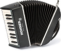 HOHNER XS (A2931)  кнопочный аккордеон, гриф C, Adult, цвет серый и белый, с чехлом