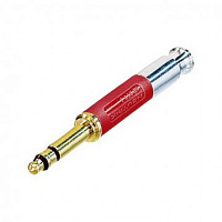 Neutrik NP3TT-P-AU-R разъем Bantam 4.4мм (0.173"), TR под пайку, S под обжим красный