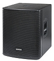 SAMSON Auro D1500 активный сабвуфер, встроенный DSP, 1x15", усилитель (класс D) 1000 Вт, 40-200 Гц, вес 24.4 кг, размеры  450x500x530 мм. Корпус фанера