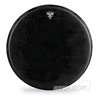 REMO ES-0814-10- EBONY 14' SUEDE AMBASSADOR черный двойной пластик