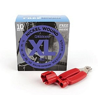 D'ADDARIO EXL115-10PWIND Струны для электрогитары EXL115 - 10 комплектов + вертушка для струн