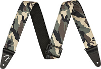 FENDER 2" Camo Strap Woodland гитарный ремень, расцветка камуфляж