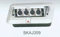 SOUNDKING AJ309 скрытая монтажная коробка с лючком 4хXLR-мама