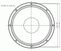 Eighteen Sound 15MB1000/8  15"" динамик СЧ, 8 Ом, 850 Вт AES, 98dB, 45-5100 Гц